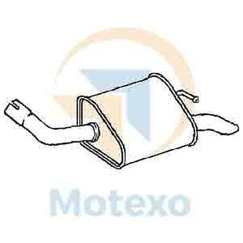 Klarius FE973D Heck-Abgaskasten Auspuff Rear Box FüR Mondeo 1.8 05-07-image