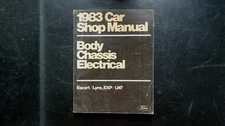 Ford Escort Lynx EXP LN7 Shop Manual Body Chassis Electrical FPS-851-3B-MDC 1983