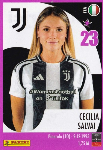 Panini, Footballers 2024-2025: Cecilia Salvai (Juventus) 90 Figure