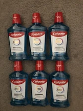 LOT Of 6 COLGATE TOTAL 24 PROTECTION PEPPERMINT MOUTHWASH    16.9 FL OZ