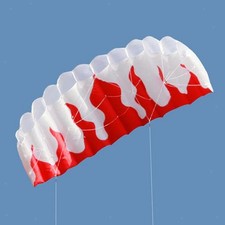 Dual-Line Stunt Power Kite Durable Beach Parafoil Kiteboarding Parachute Toy