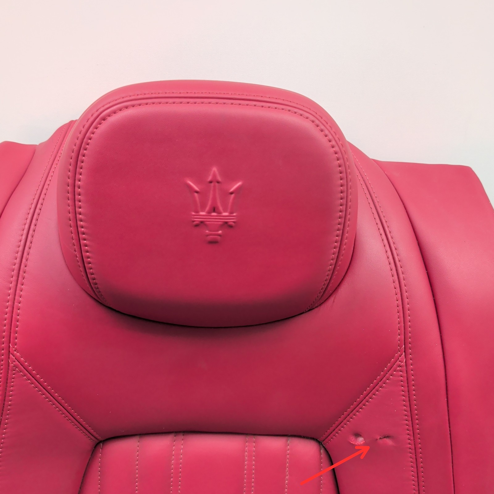 Maserati Ghibli 2014-2017 Rear Right Upper Seat cushion Red