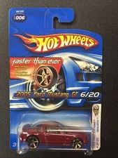 Hot Wheels FASTER THAN EVER FTE FORD MUSTANG GT 2005 First Editions #6 REALISTIX