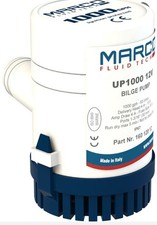 * MARCO UP1000 12V POMPA DI SENTINA A IMMERSIONE 63 LT/MIN - MADE IN ITALY