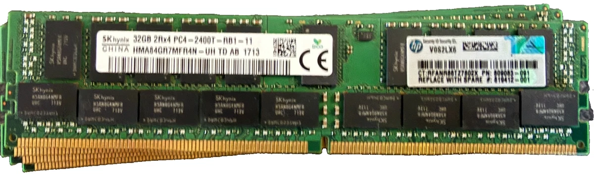 PC4-19200 (DDR4-2400) Bus Speed Server RAM 32 GB Capacity per