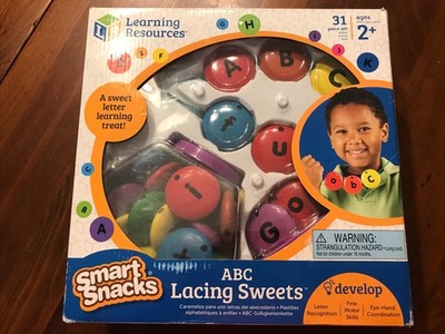 Learning Resources ABC Lacing Sweets New In The Box