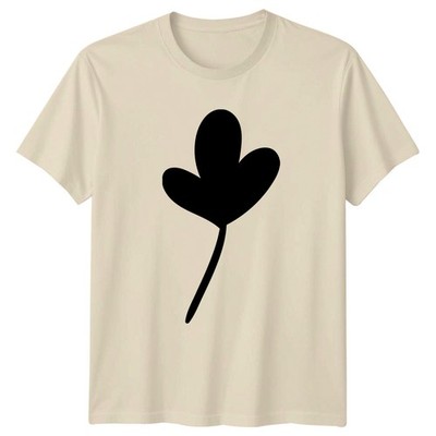 Vierblättriges Kleeblatt Glücksbringer T-Shirt St Patricks Day Natur Glück