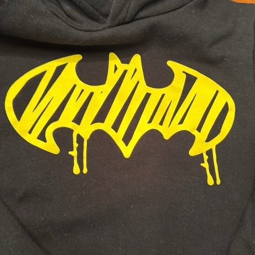 H&M Batman hooded sweatshirt size 8-10 EUC - Picture 5 of 7