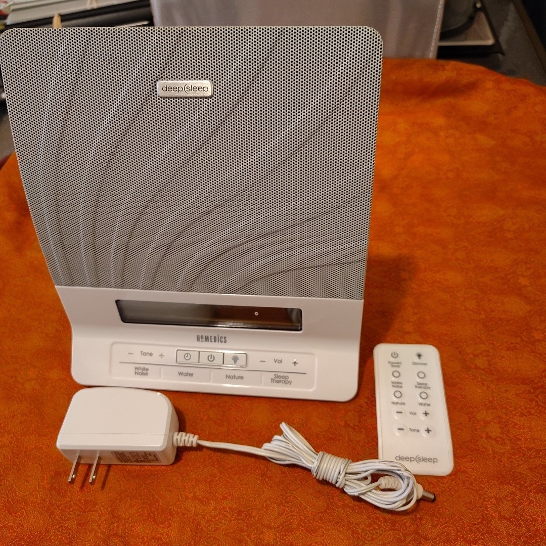 Homedics Deep Sleep White Noise Sound Therapy Machine Nature HDS-2000B EUC