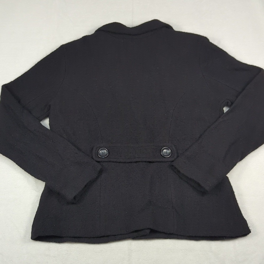 Fenn Wright Manson Black 100% Wool Button Front C… - image 3