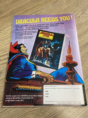 Marvel Dracula Lives Comic Bundle Issues 28,29,30,31 & 32 May 1975 Editions - Picture 9 of 11