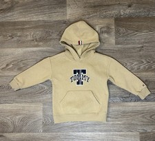 Tommy Hilfiger Kids/Boys Pullover Hoodie Sweatshirt Beige/Khaki 3T Logo Fleece
