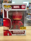 Funko Pop! Marvel #90 Daredevil HOT TOPIC Exclusive Box Damage