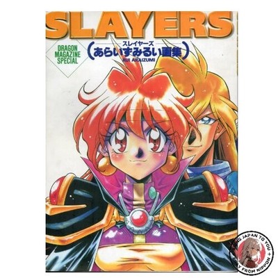 SLAYERS Araizumi Rui Art Book Dragon Magazine Special
