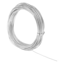 13 Gauge 1.8mm Aluminum Wire 100ft Bendable Craft Armature Wire Silver Tone