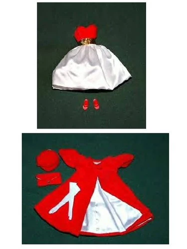 SILKEN FLAME #977 + RED FLARE #939 VINTAGE Barbie Reproduction OUTFITS NEW MINT