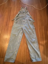 Vintage Pepe Co Overalls Button Fly 90s Jean Denim Adjustable Straps Large Y2K
