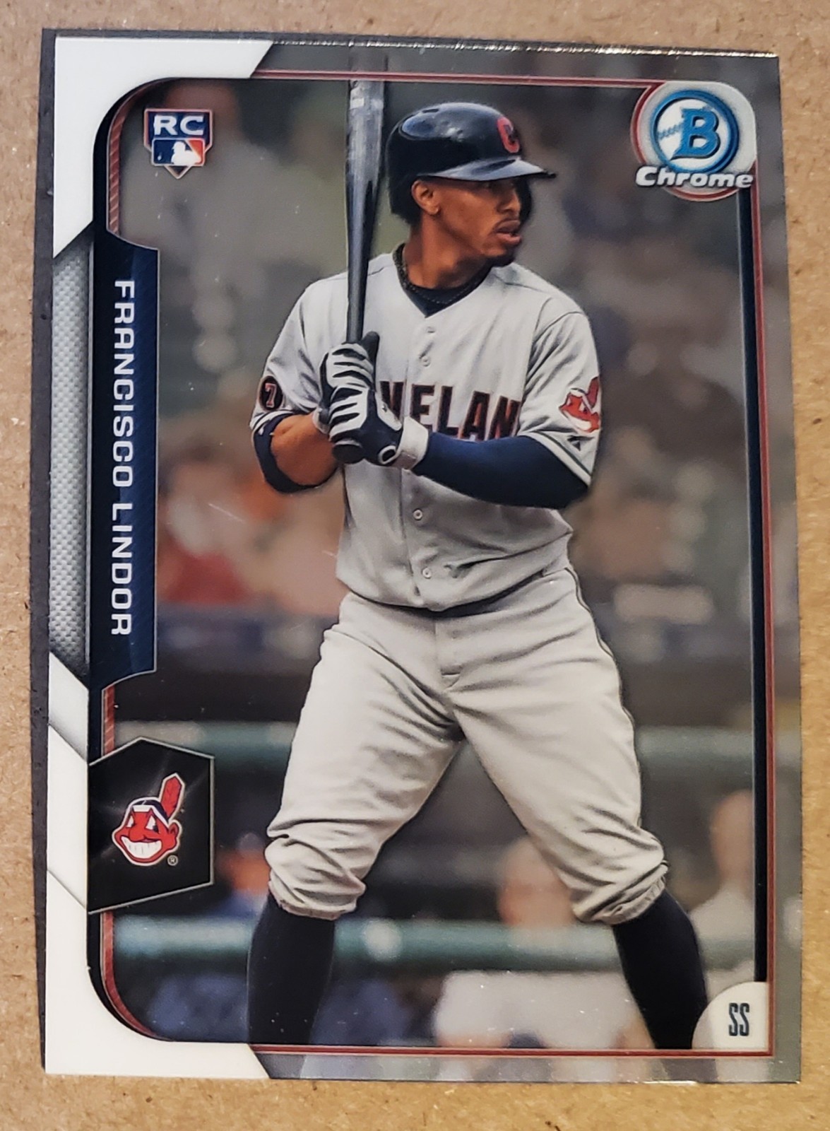 2015 Bowman Chrome - FRANCISO LINDOR Rookie Card (RC) #89 Cleveland Guardians