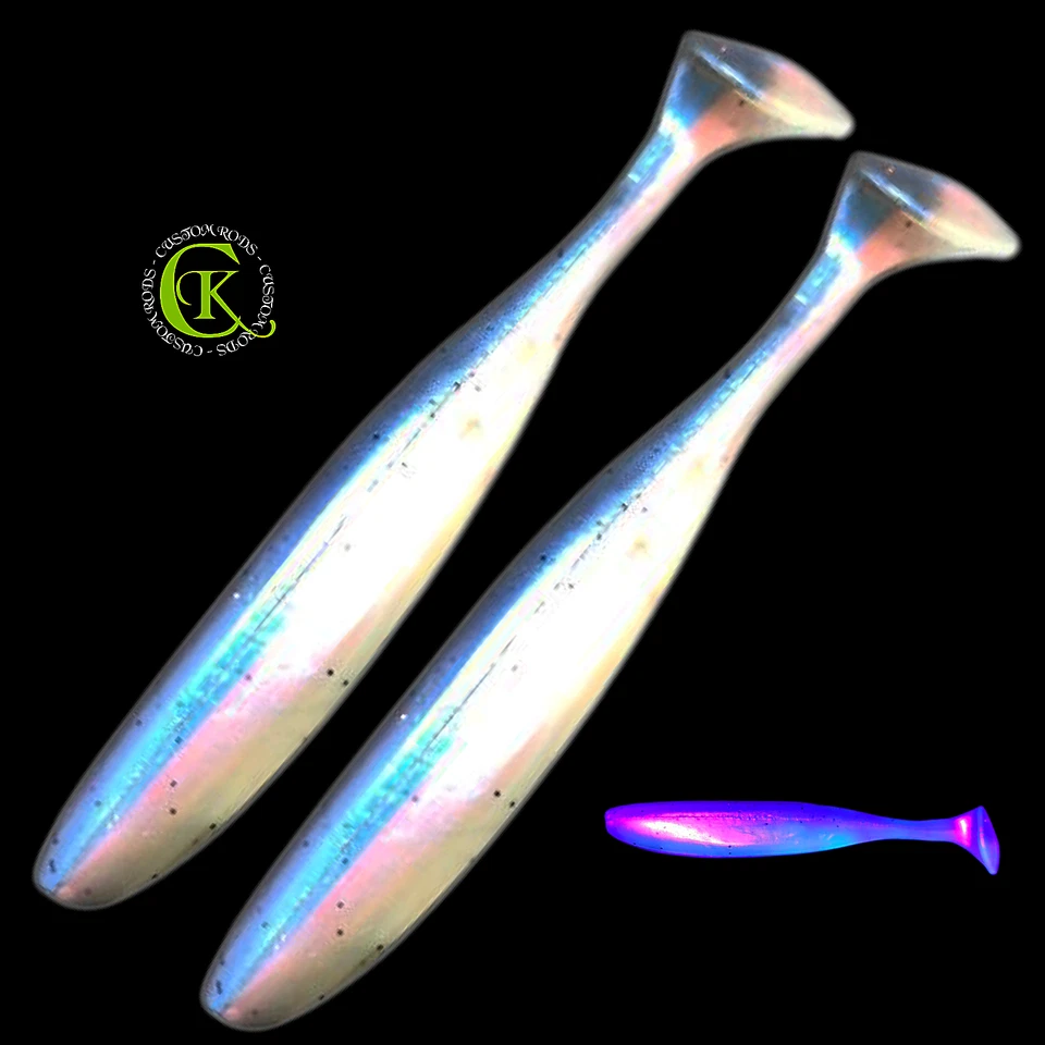 SUPER EASY SHAD GUMMIFISCH 2x 12cm Easy Shad UV Shiner Stint Kauli Jigkopf Jig Shad Gummifisch Zander NEU 4