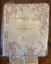Laura Ashley Bedford Twin Quilt Set Lightweight Bedding Reversible - New