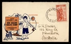 DR WHO 1937 NEW ZEALAND FDC HEALTH STAMP SEMI POST NAPIER R49884