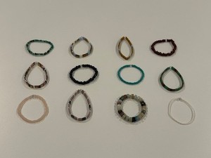 WHOLESALE Lot of 12 New Toddler Child Stretch Bracelets-Tila, Seed, Heishi-1.5"