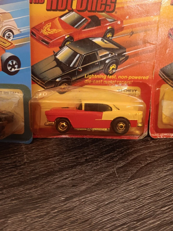 Hot Wheels Vintage Lote De 4 55 Chevy Ventana Dividida 63 Soplado Camaro Z-28 Foto 3 de 4