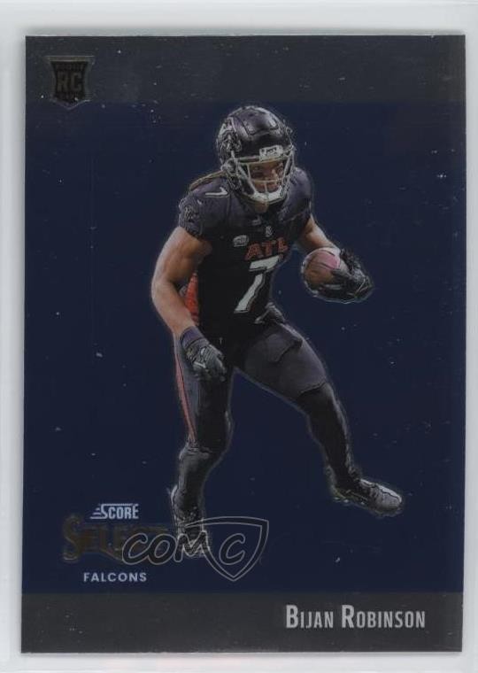 2023 Panini Select Score Select Throwback Bijan Robinson #STW-BRO 11qd