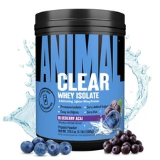 Clear Whey Isolate Protein Powder - Easy to Digest and Mix, 5g BCAA, Deliciou...