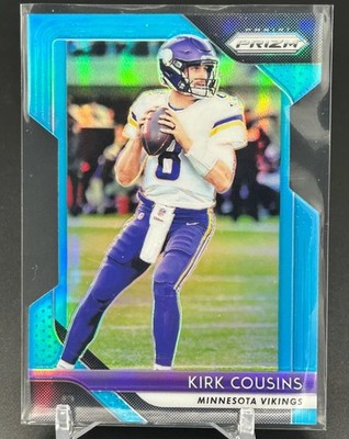 2018 Panini Prizm Light Blue Prizm /199 Kirk Cousins #76