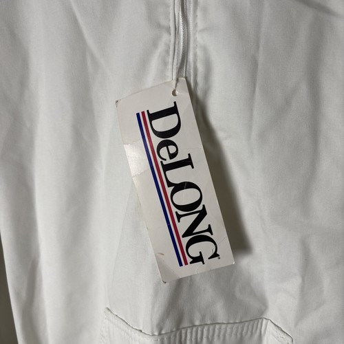 Vintage DeLong 1/4 Zip Varsity Style Jacket Large NEW WITH TAGS - Picture 2 of 6