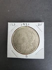 1921-S Morgan Silver Dollar In About Uncirculated Condition