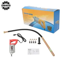 Rated Power 1500W Electric Concrete Vibrator 4.5 Feet Long Shaft Concrete Tool