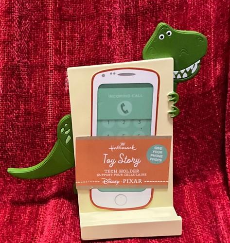 Support technique/téléphone T-Rex Hallmark Disney Pixar Toy Story neuf avec étiquette