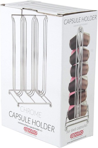 36 Pcs Chrome Espresso Drink Capsule Pod Tower Rack Holder Stand Coffee Machine - Picture 3 of 7