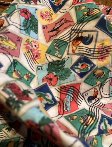 Vera Bradley Ditty Reisetasche in Cuban Stamps Tasche gut für mehrere Zwecke - Bild 4 von 8