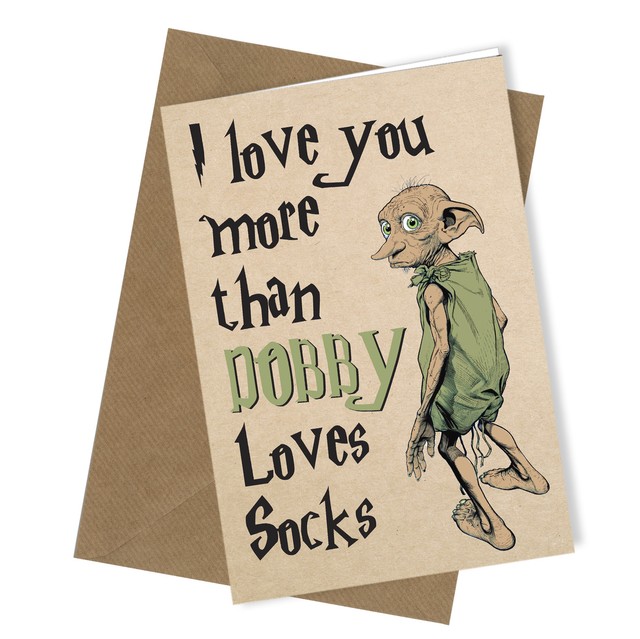 #433 VALENTINE / BIRTHDAY Harry Potter Greeting Card Girl ...