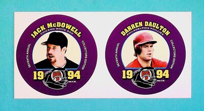1994 King B Panel DARREN DAULTON - JACK McDOWELL - Hand Cut from full sheet