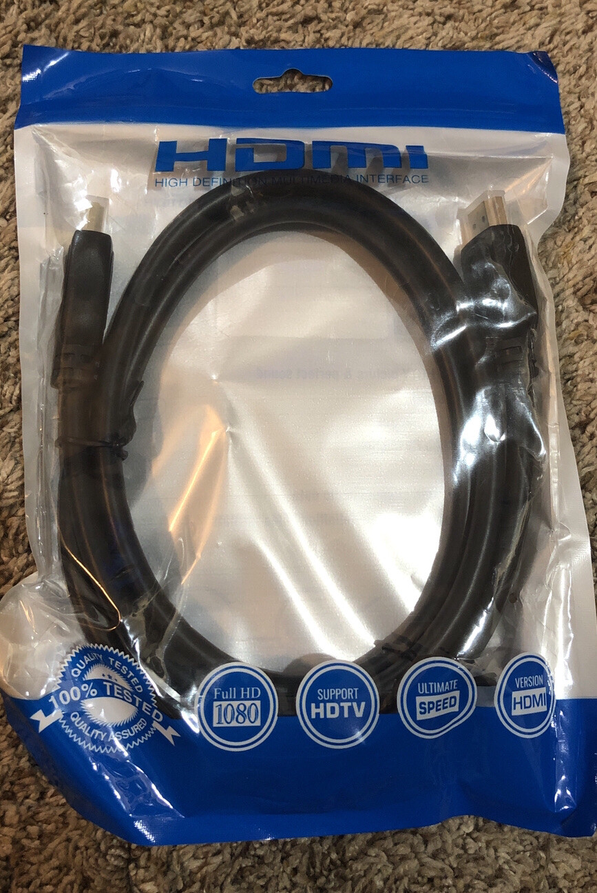 5ft HDMI Cable 1080P HD High-Speed New In Package-image