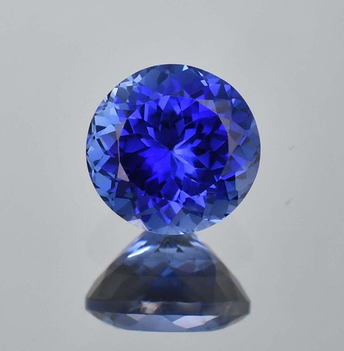 8x8 MM Natural Royal Blue Ceylon Sapphire Round Cut Loose Gemstone Certified - Picture 6 of 6