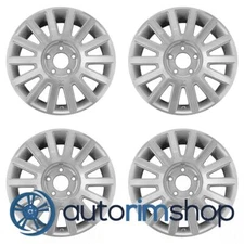 Lincoln Town Car 2003-2005 17" Factory OEM Wheels Rims Set Machined with Silver