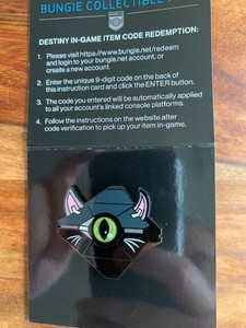 Destiny 2 Nine Lives Ghost Shell Pin Armory Series 3 No Code Ebay