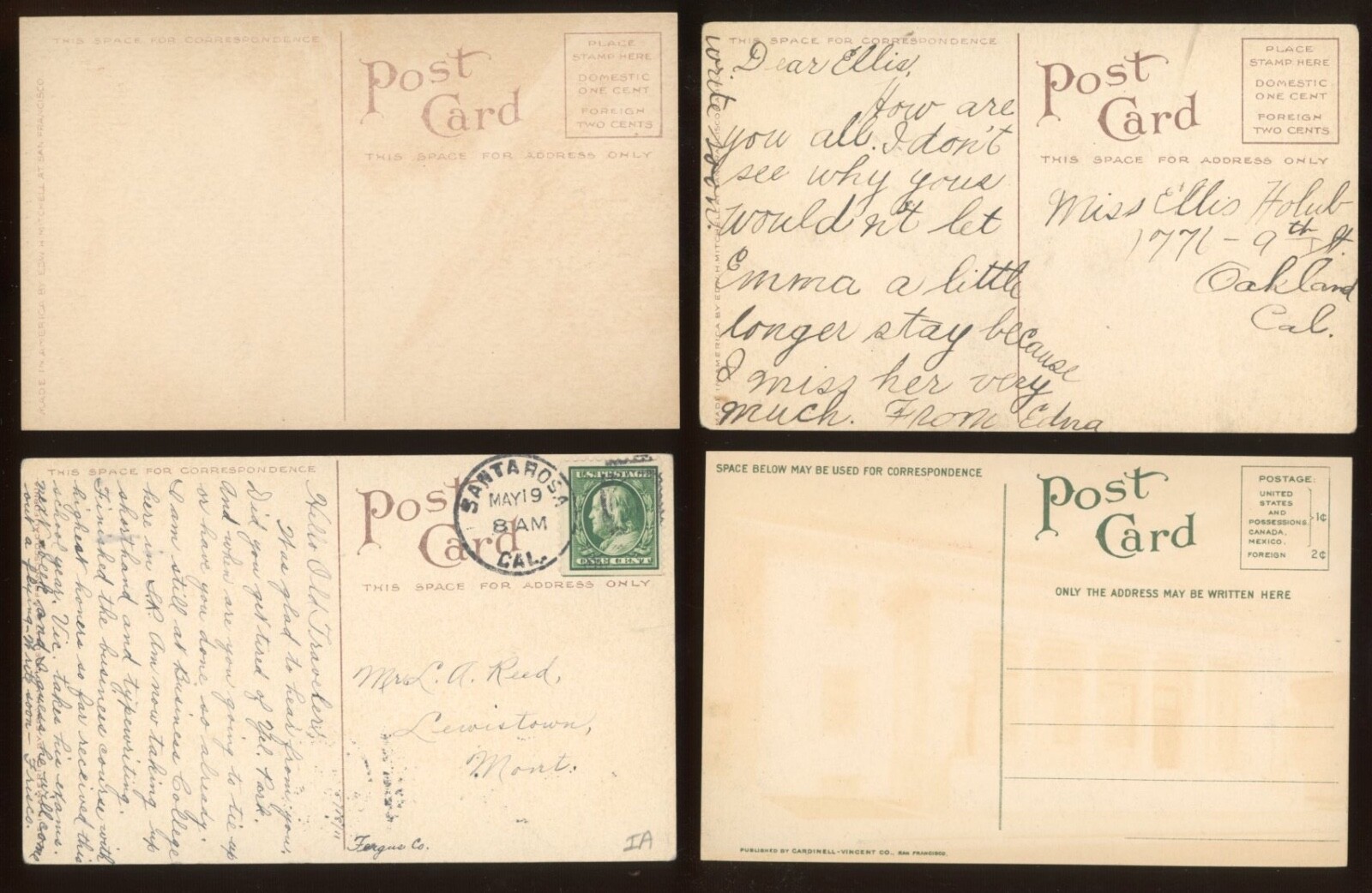 Sonoma County, CA. Lot of 24 Different Postcards. All cards shown