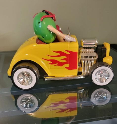 Sammlerstück 11" gelb Hotrod M&M Süßigkeitenspender. Rot und Grün M&M. - Bild 3 von 7