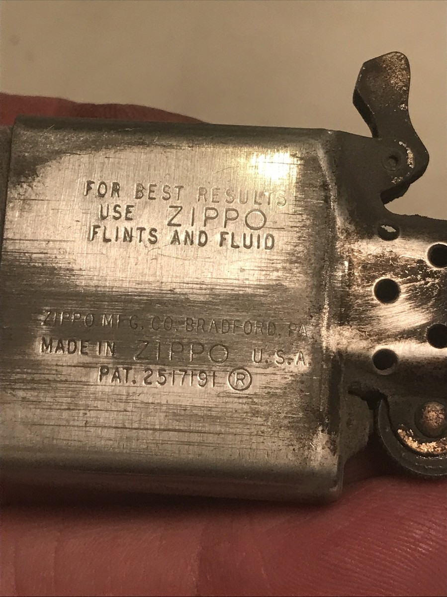 zippo lighter 1966 seabee div 5-17 naval reserve white oak