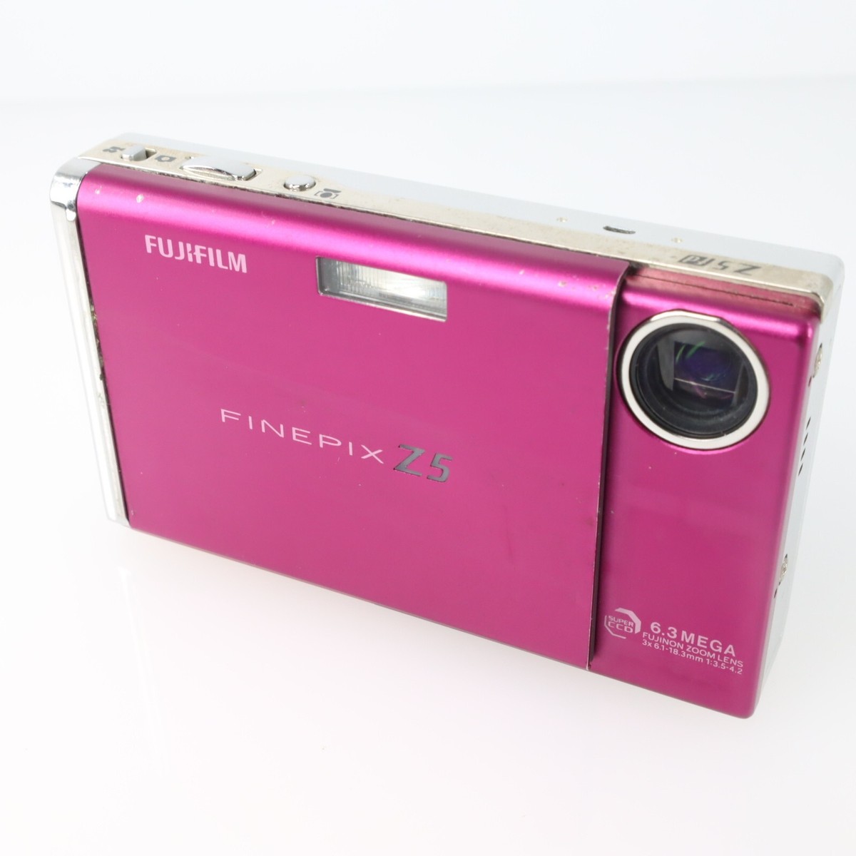 Excellent] Fujifilm FinePix Z5fd Pink 6.3MP Digital Camera From