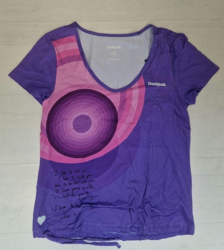 4713 DESIGUAL SPORT T-SHIRT FITNESS RUNNING TEMPO LIBERO DONNA 60T2SD5/1013
