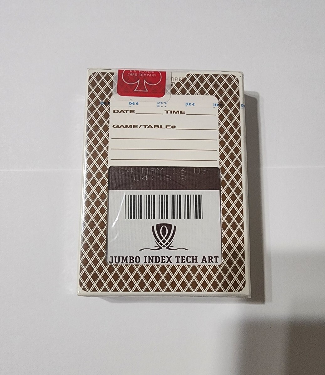 BEE wynn deck brown Wynn Las Vegas Jumbo Index Bee Brown Playing