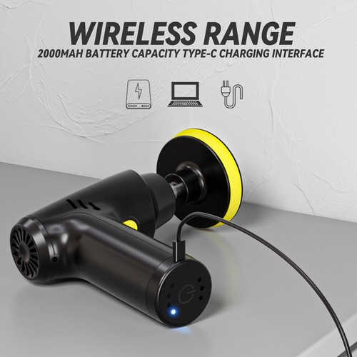 Cordless Car Polisher 3 Gears of Speeds Adjustable Electric Auto Polishing F4E5 - Picture 8 of 9