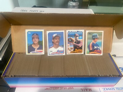 1989 Topps Complete Set 1-792 Great Shape USPS Priority Shipping